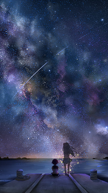 Starry Night Escape: Kantai Collection Anime , Anime, Kantai Collection HD phone wallpaper