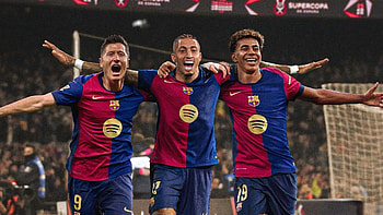 Yamal, Lamine Yamal, Robert Lewandowski HD wallpaper