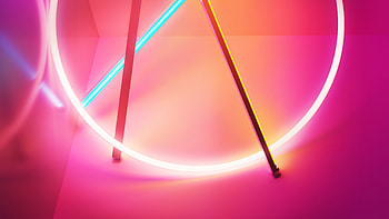 Neon, inscription, abstract HD wallpaper