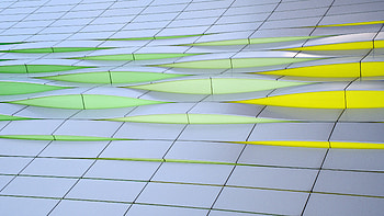 Green Yellow Construction Architecture Waves Others HD wallpaper