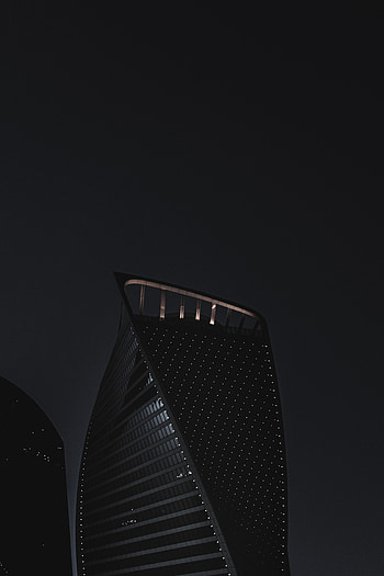 Dark, building, night HD phone wallpaper