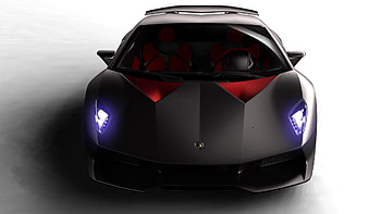 Lamborghini, Cars, Front View, Sesto Elemento HD wallpaper