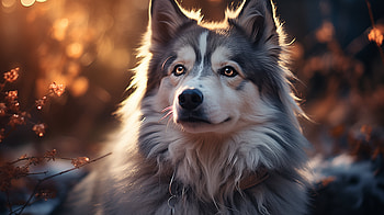 Majestic Alaskan Malamute, malamute, dog HD wallpaper