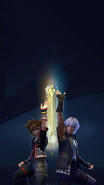 Cool moment, Darkness creatures, KH characters, Team up HD phone wallpaper