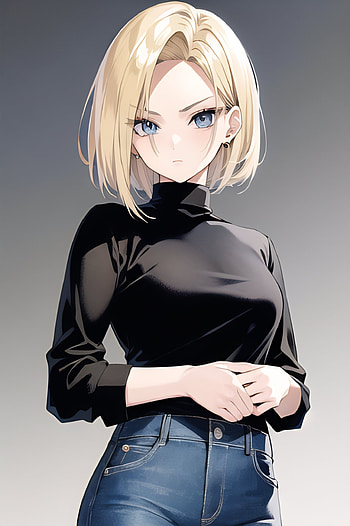 Android 18, cute, Cool, Anime, girl, anime girl, cool anime, cute anime HD phone wallpaper