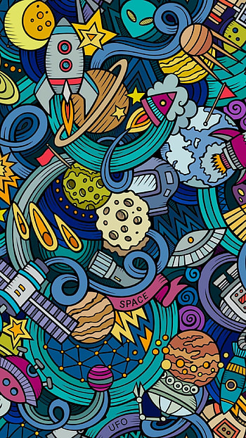 Pop Art, Art , Colorful doodles, Unique design HD phone wallpaper