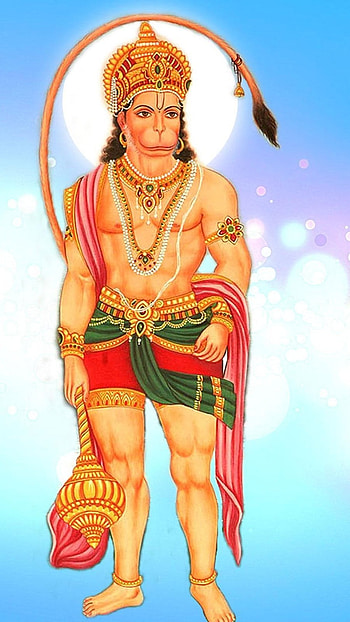 Jay Hanuman, Hanuman, Gada HD phone wallpaper