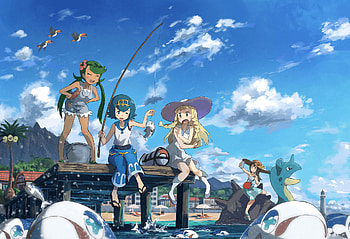 PokÃ©mon Sun And Moon Computer , Backgrounds . HD wallpaper