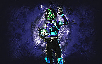Fortnite Minty Globe Shaker Skin, Fortnite, main characters, purple stone background, Minty Globe Shaker, Fortnite skins, Minty Globe Shaker Skin, Minty Globe Shaker Fortnite, Fortnite characters HD wallpaper