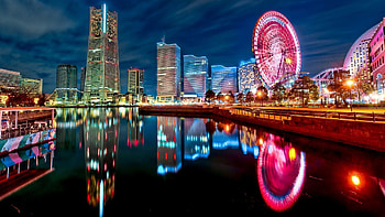 Seoul Skyline, Night , City lights, Urban graphy HD wallpaper