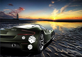 dice, water, lake, beaches, cars HD wallpaper