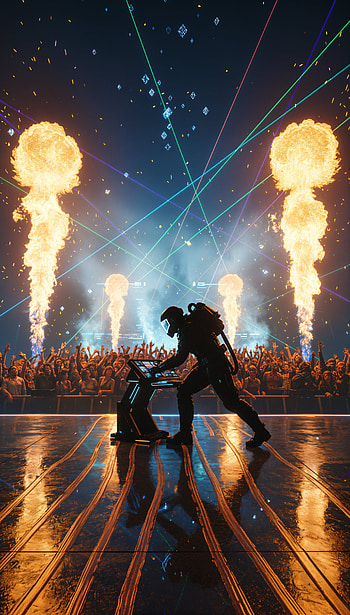 Neon Pyro Rave — DJ, DJ HD phone wallpaper