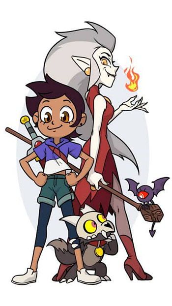 Luz, Eda and King, Luz, the owl house, fictional character, TOH HD phone wallpaper