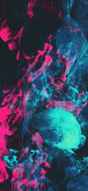 Color splash, red, magenta HD phone wallpaper
