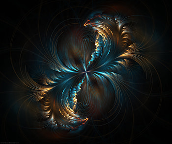 Fractal, abstraction, pattern, wavy HD wallpaper