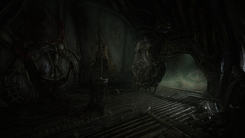 Scorn terrifying screenshots, Next-gen horror, visuals, Immersive atmosphere HD wallpaper