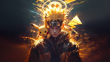 Ash And Pikachu, pikachu, naruto, anime, artwork, artist, art, digital-art HD wallpaper