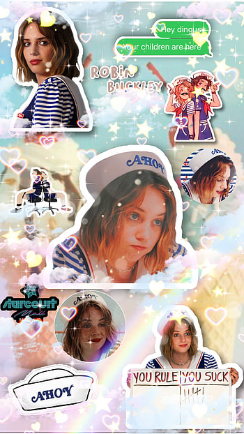 Robin Buckley, ice cream, Stranger things HD phone wallpaper
