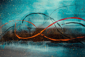 Abstract, Lines, Paint, Surface, Glass, Stains, Spots HD wallpaper