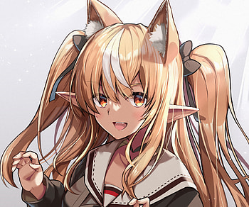 Shiranui Flare, hololive, Shiranui Flare, Anime, Virtual Youtuber HD wallpaper