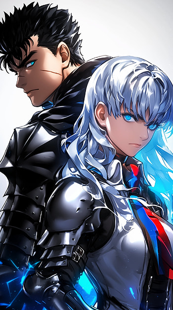 Berserk: Guts & Griffith, Anime, Berserk, Guts (Berserk), Griffith (Berserk) HD phone wallpaper