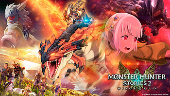 Monster Hunter Stories 2 : Epic Adventure, video game, Monster Hunter, Monster Hunter Stories 2: Wings of Ruin HD wallpaper
