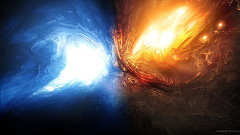 Amazing Digital Art for and Background. Amazing Nature for Android . Abstract Fire and Ice High Definition . HD wallpaper