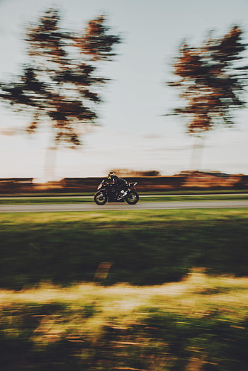 Motorcycles, Movement, Traffic, Motorcyclist, Helmet, Motorcycle, Bike HD phone wallpaper