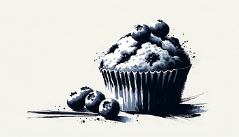 Blueberry Muffin – Delicious Background, muffin, blueberry muffin, blueberry, baking, dessert HD wallpaper
