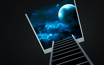 Night Sky, night, clouds, sky, planet HD wallpaper