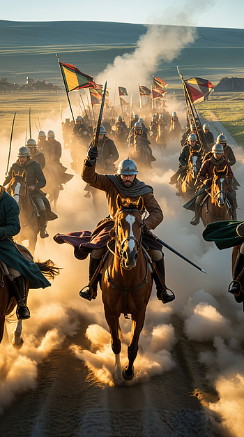 Iron Hooves — Cavalry , knight, medieval HD phone wallpaper