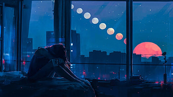 Lo Fi , Dark Lofi HD wallpaper