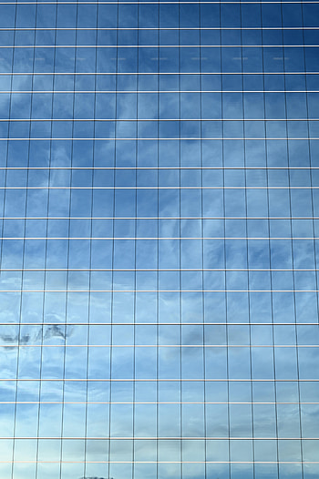 Building, Reflection, Miscellanea, Miscellaneous, Glass, Facade HD phone wallpaper