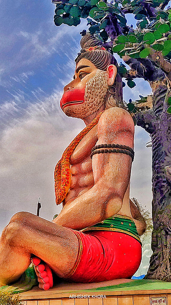 Lord Hanuman, spiritual, temple, god HD phone wallpaper