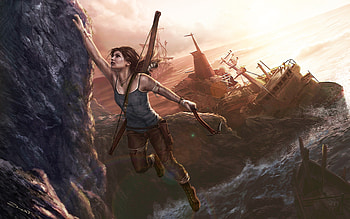 Lara Croft Art, fantasy-girls, lara-croft, artist HD wallpaper