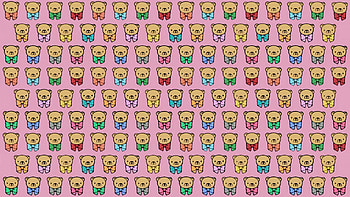 Background, Bears, Multicolored, Motley, Texture, Textures, Drawing HD wallpaper