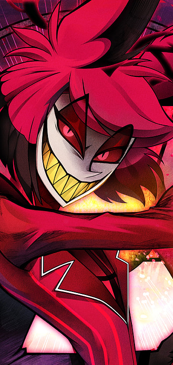 Alastor's Fiery Grin – Hazbin Hotel Bold , Alastor (Hazbin Hotel), TV Show, Hazbin Hotel HD phone wallpaper