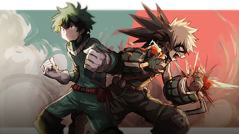 Katsuki Bakugou, Explosive personality, Powerful hero, Amazing HD wallpaper
