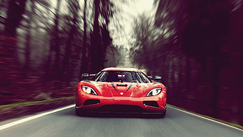 car, Motion Blur, Koenigsegg Agera R, Koenigsegg, Red Cars / and Mobile Backgrounds HD wallpaper