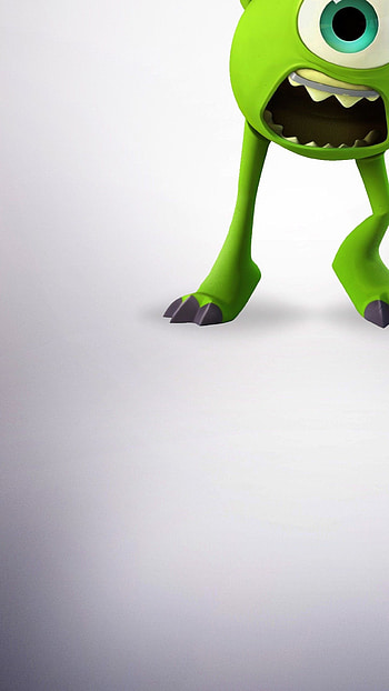 Punch Hole, Mike Wazowski, cartoon HD phone wallpaper