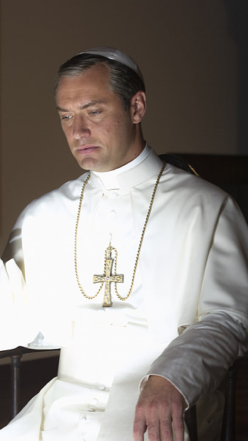 Jude Law, The Young Pope, Best TV series, Ecclesiastical drama HD phone wallpaper