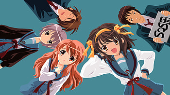 Melancholy of Haruhi Suzumiya, U , Gilded HD wallpaper
