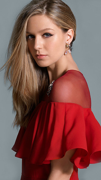 Melissa Benoist, head, face HD phone wallpaper