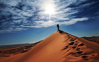 Nature, Sun, Desert, Vertex, Top, Traveler, Wayfarer HD wallpaper