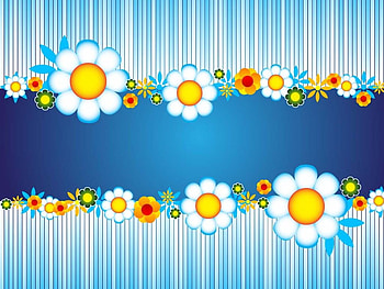BLUE FLORAL BACKGROUND, floral, blue, background HD wallpaper