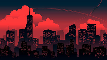 Buildings Dawn , buildings, artist, artwork, digital-art HD wallpaper