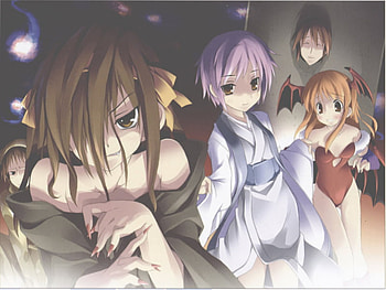Haruhi Suzumiya haunted house, sexy, anime girl, scary, anime, women, the melancholy of haruhi suzumiya, female HD wallpaper