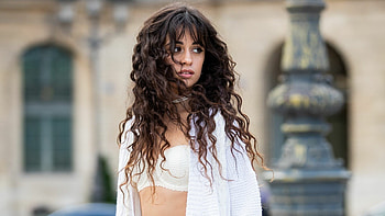 Camila Cabello, Curly hair, Beautiful HD wallpaper