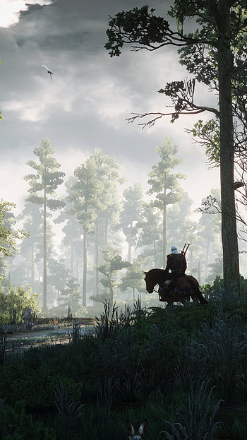 Green Orchard, video game, The Witcher 3: Wild Hunt HD phone wallpaper