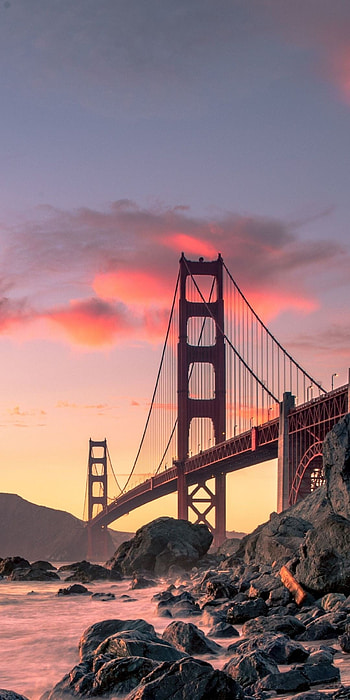 San Francisco Travels, Sunset bridge, Architecture , City graphy HD phone wallpaper